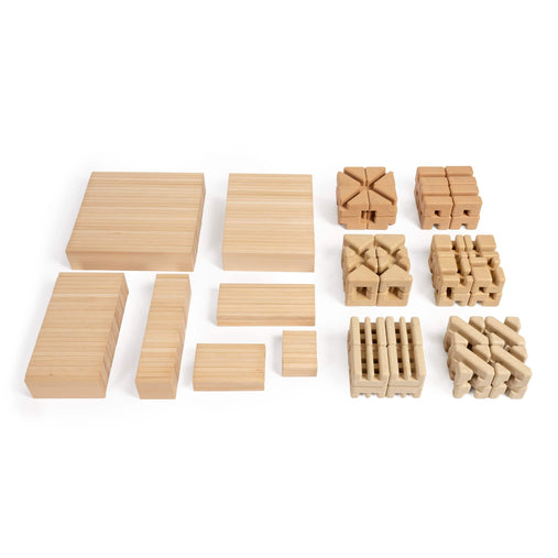 G98130 Marmol Radziner Block Play Table Silo Components Flat Lay
