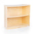 U42141 2-Shelf Left Curved Storage 30in Birch Plywood