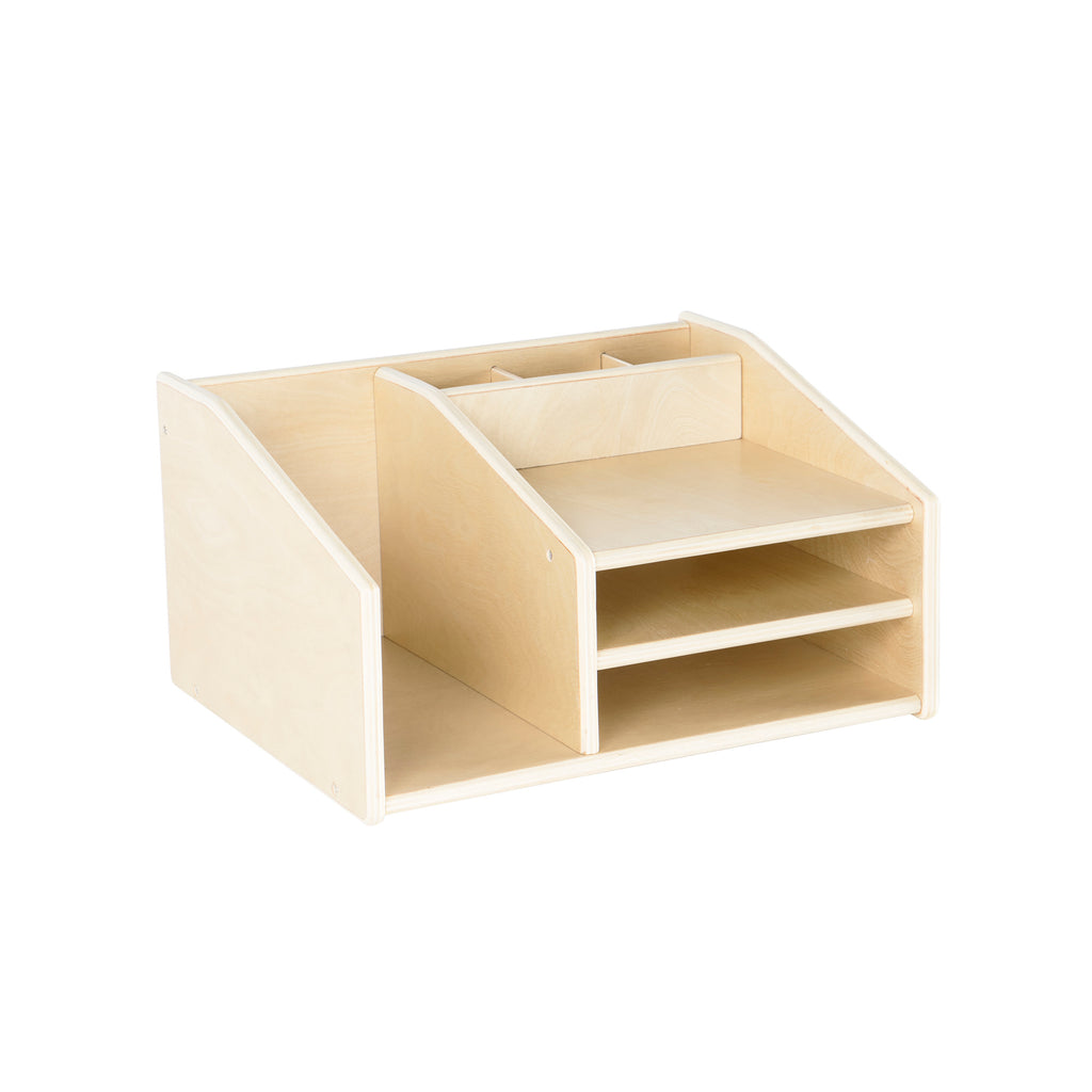 HERCHR Natural Wooden Desktop Organizer, Unfinished Wood Drawer Organi –  WoodArtSupply