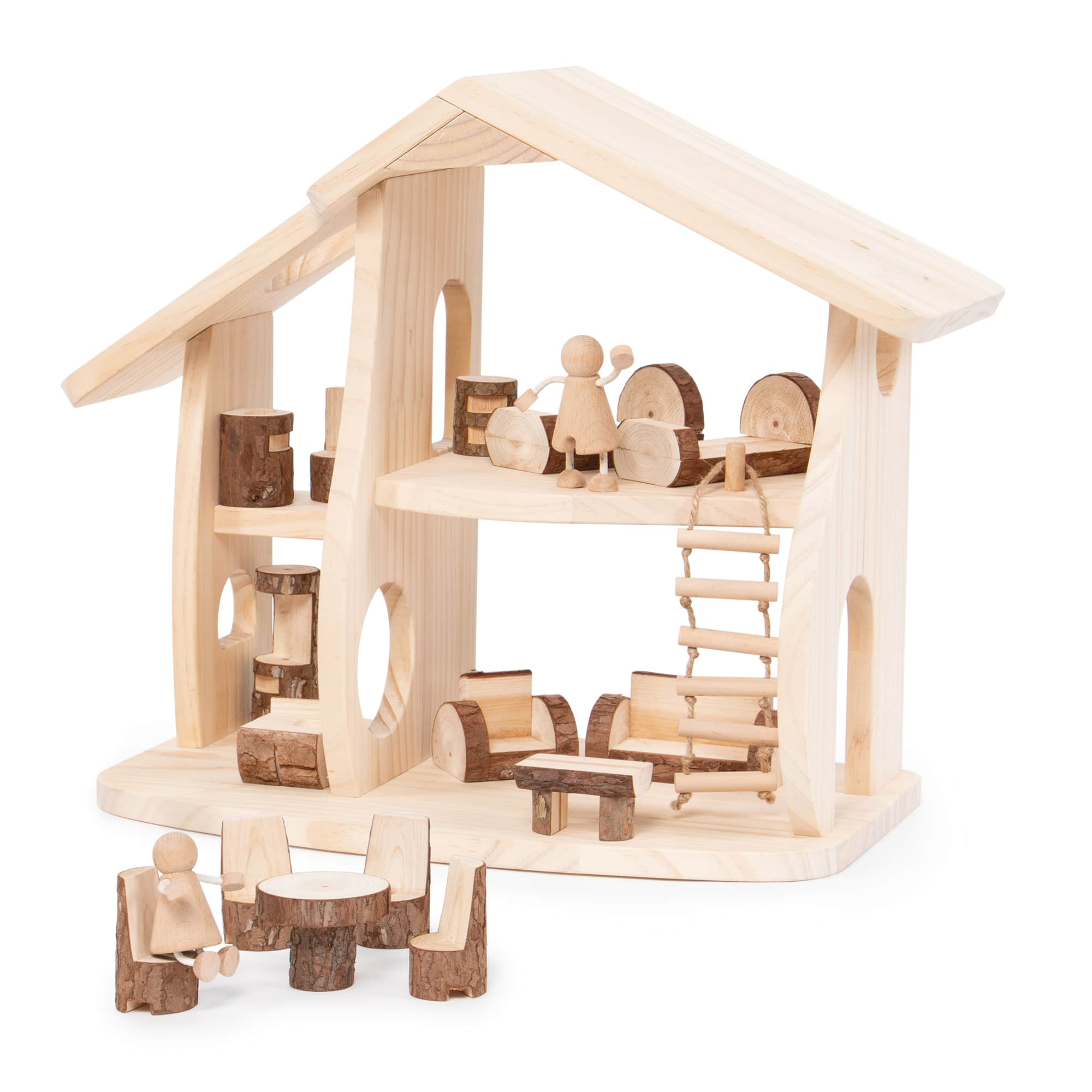 All wood dollhouse online