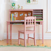 Guidecraft Kids Media Desk, Hutch and Chair Set - Pink