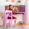 Guidecraft Kids Media Desk, Hutch and Chair Set - Lavender