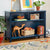 G27656_Taiga 2-Shelf Bookcase_Navy_Env