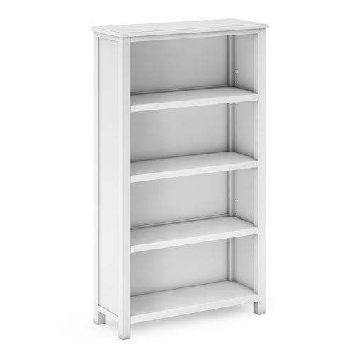 G27660_Taiga 4-Shelf Bookcase_White_Silo Main