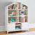 G27840 Martha Stewart Kids Dollhouse Bookcase White Env 1