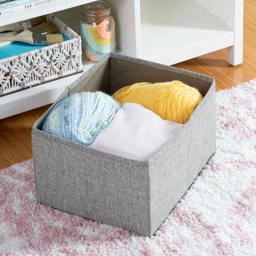 G27844 Martha Stewart Kids Reading Nook with Bins White Env Detail 3