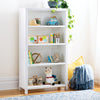 Taiga 4-Shelf Bookcase - 54" White