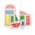 G3015 Rainbow Blocks 10 pc