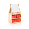 Guidecraft Kids' Desk to Easel Art Cart G51089 07