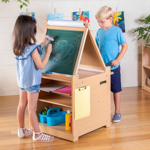 G51089 Desk to Easel Art Cart Tuxedo Office Lifestyle3