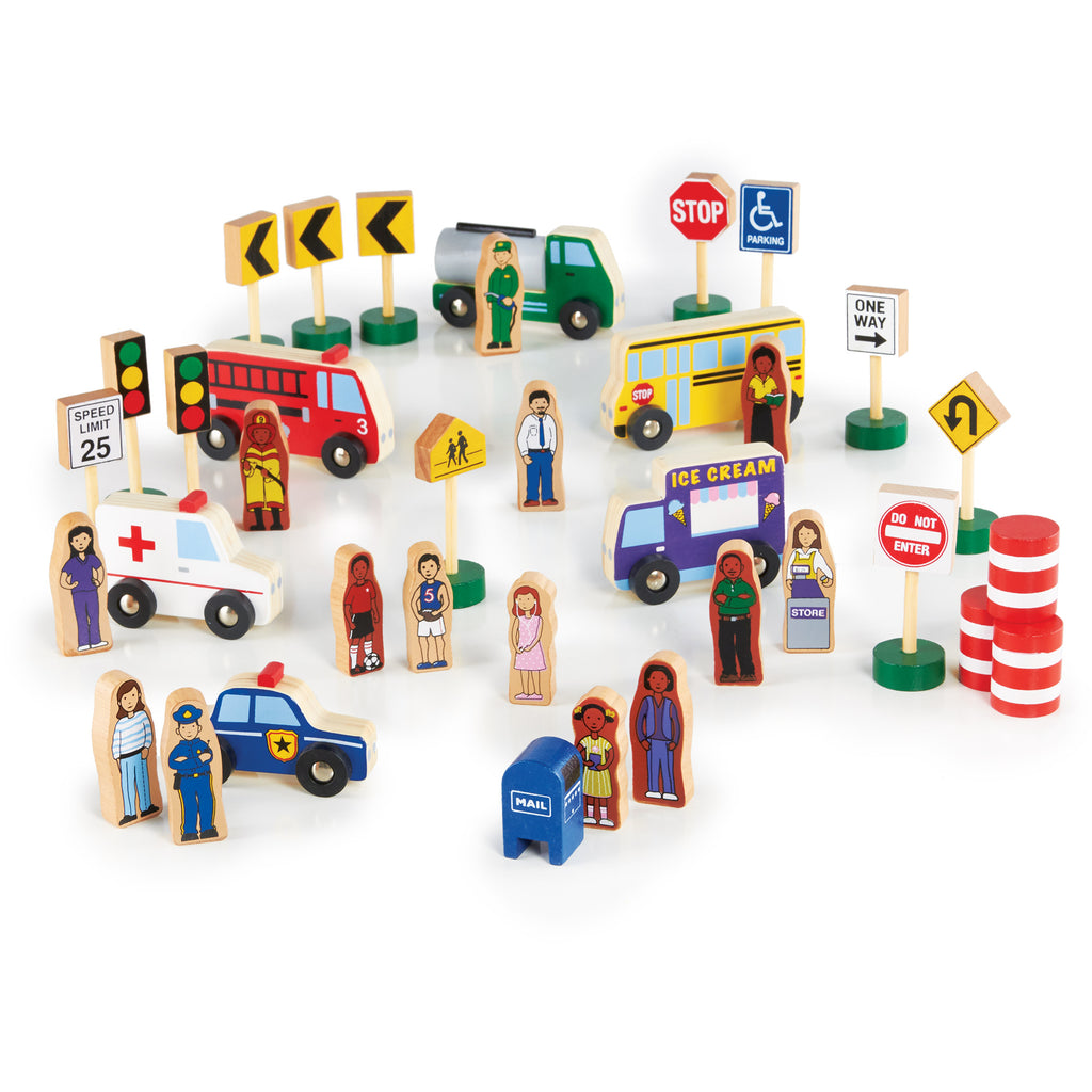 Roadway System & Block Play Traffic Signs {A Guidecraft Educator #Giveaway  ~ arv $102} - Mommy Moment