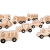 Guidecraft Mini Wooden Trucks - Set of 10 G6726 02