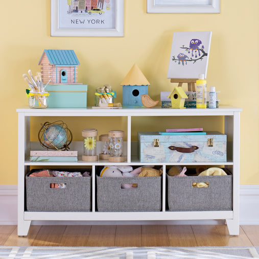 Martha Stewart Living and Learning Kids' Low Bookcase Gray