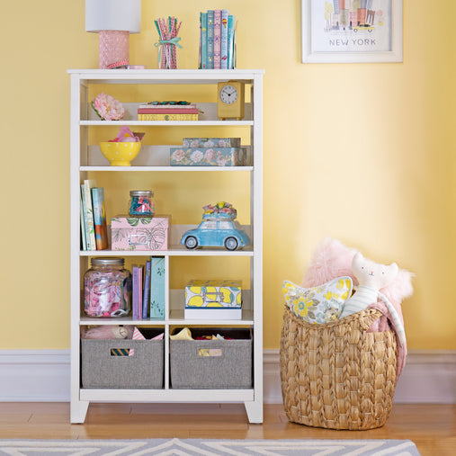 Martha Stewart Living and Learning Kids' Tall Bookcase Creamy White