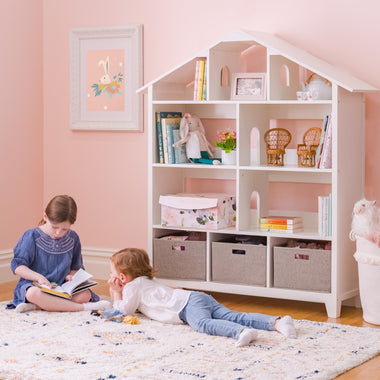 Martha Stewart Living and Learning Kids Dollhouse Bookcase - Creamy White