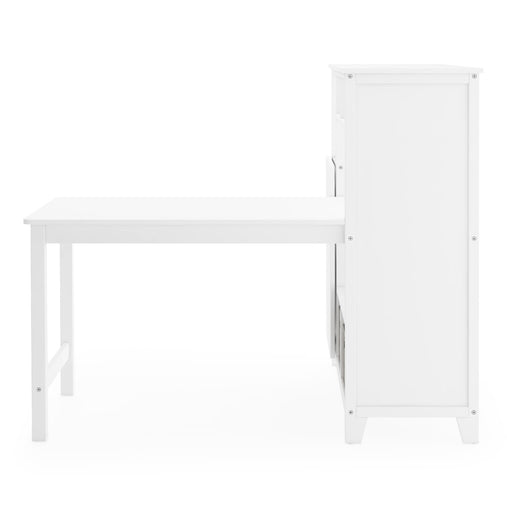 G76811 Martha Stewart Living and Learning Kids' Media System with Desk Extension White_Side 2