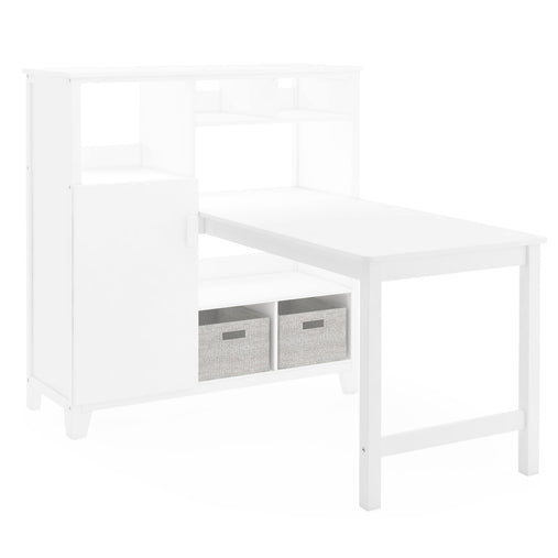 Martha Stewart Living and Learning Desk Extension for Kids' Media System Creamy White