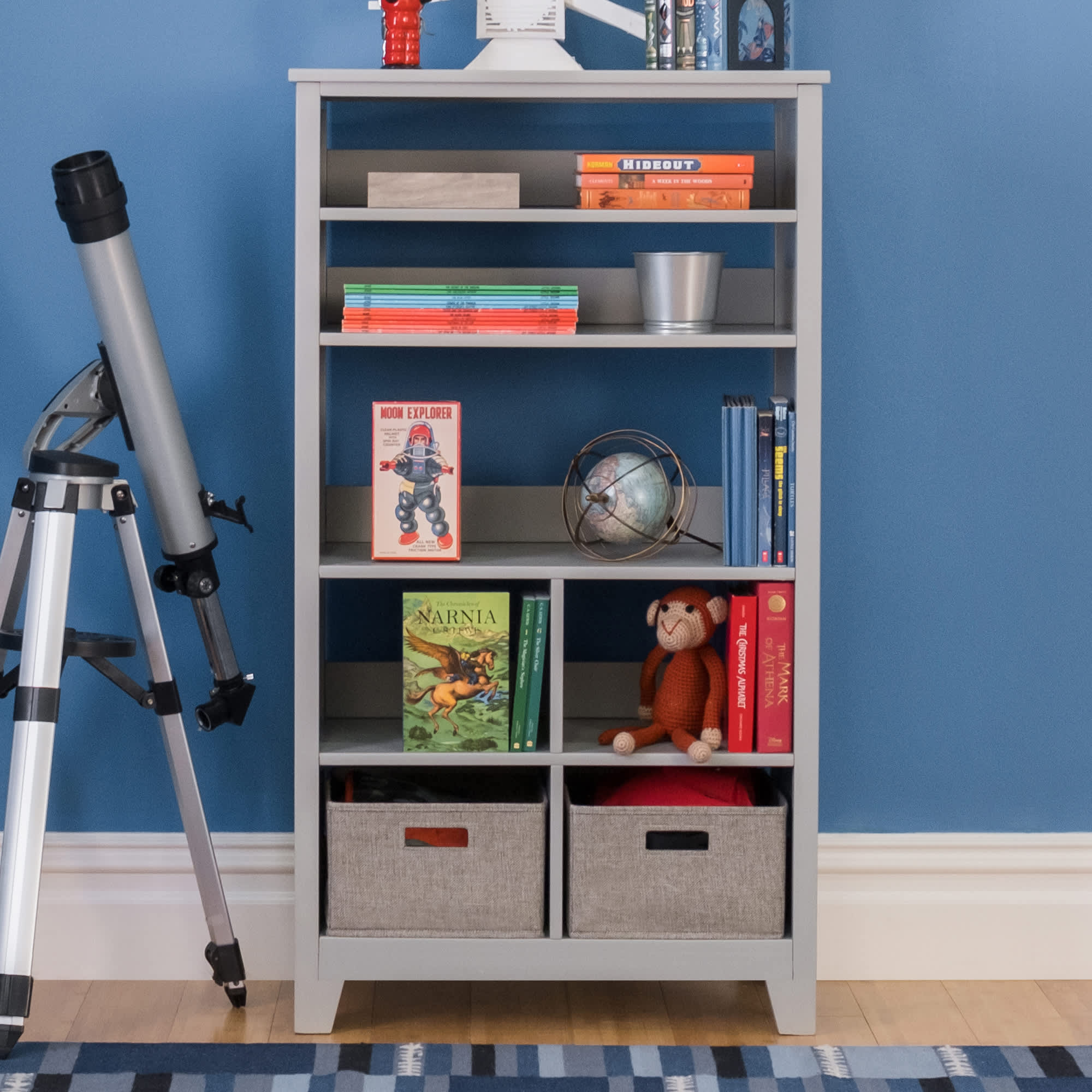 Kids tall bookcase discount