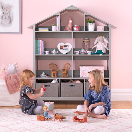 Martha Stewart Living and Learning Kids Dollhouse Bookcase - Gray