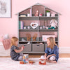 Martha Stewart Living and Learning Kids' Dollhouse Bookcase Gray