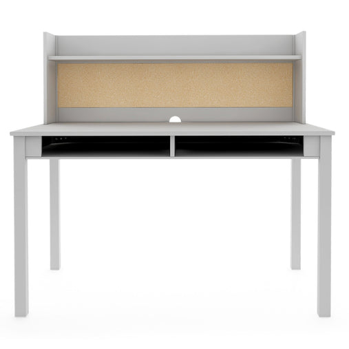 Martha Stewart Living and Learning Kids' Desk with Hutch and Chair Gray