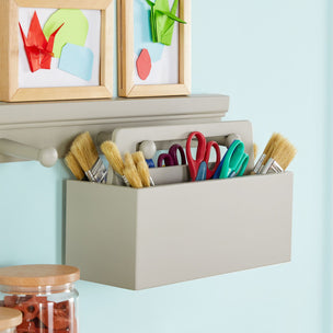 G77211 Martha Stewart Crafting Kids Wall Caddy Gray Env 1