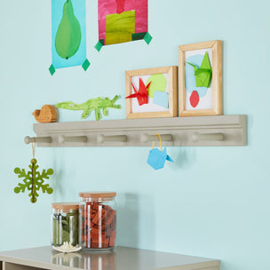 Martha Stewart Kids' Peg Bar Gray