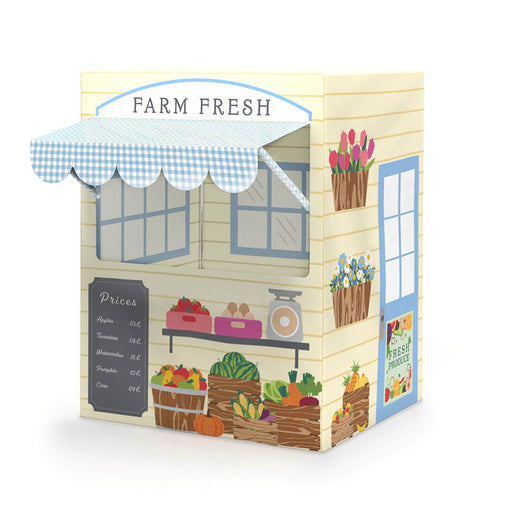 G78103 Martha Stewart Play Tent Farmers Market Silo Back Silo Front