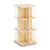 G80328 EdQ Rotating Bookshelf Natural Silo