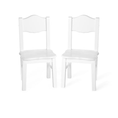 Guidecraft Kids' Classic White Table & Chairs G85702 03