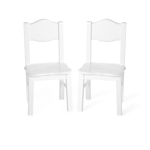 Guidecraft Kids' Classic White Table & Chairs G85702 03