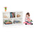 G85707 Classic White Bookshelf Lifestyle