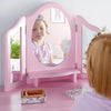 Guidecraft Kids' Vanity and Stool - Pink G87403 02