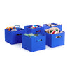 Guidecraft Blue Storage Bins - Set of 5