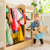 Guidecraft Kids See and Store Dress-Up Center - Natural