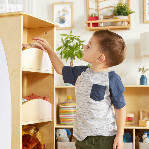G99302 Rotating Dress Up Storage Natural Lifestyle Detail 2