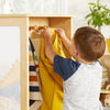 Guidecraft Kids' Rotating Dress Up Storage - Natural G99302 04