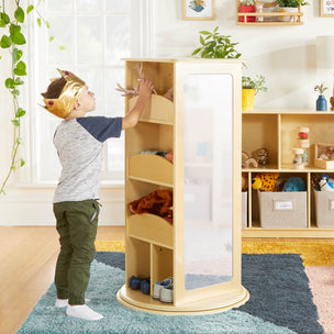 G99302 Rotating Dress Up Storage Natural Main Lifestyle