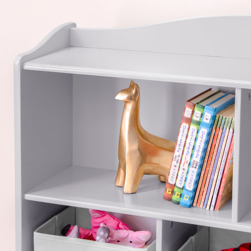 Sturdis Caja de juguetes para niños, color gris y blanco con asiento de  banco de almacenamiento de cojines, baúl de almacenamiento de juguetes y  espacio para organizadores de zapatos y libros : Hogar y Cocina 
