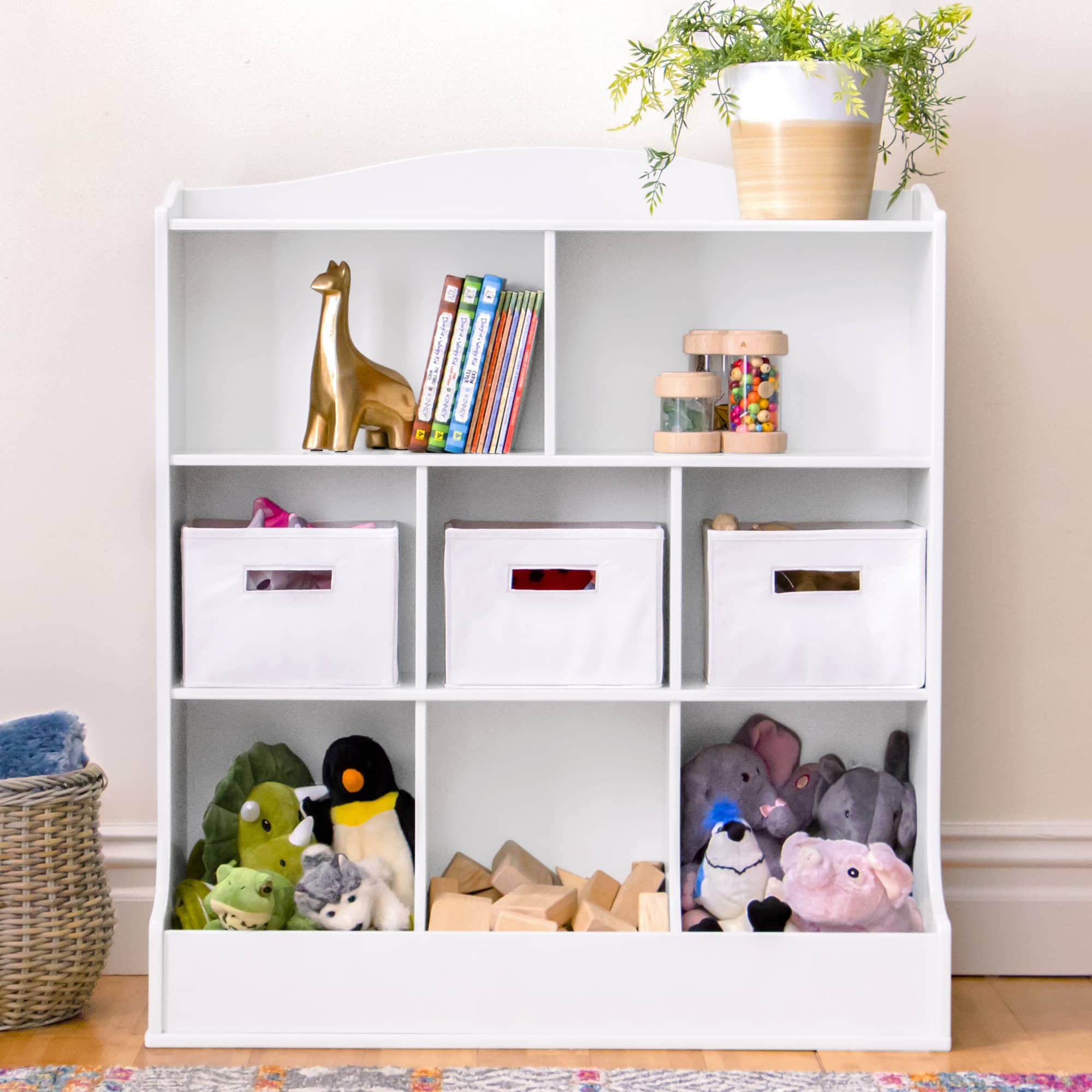 Children's toy shops chest white