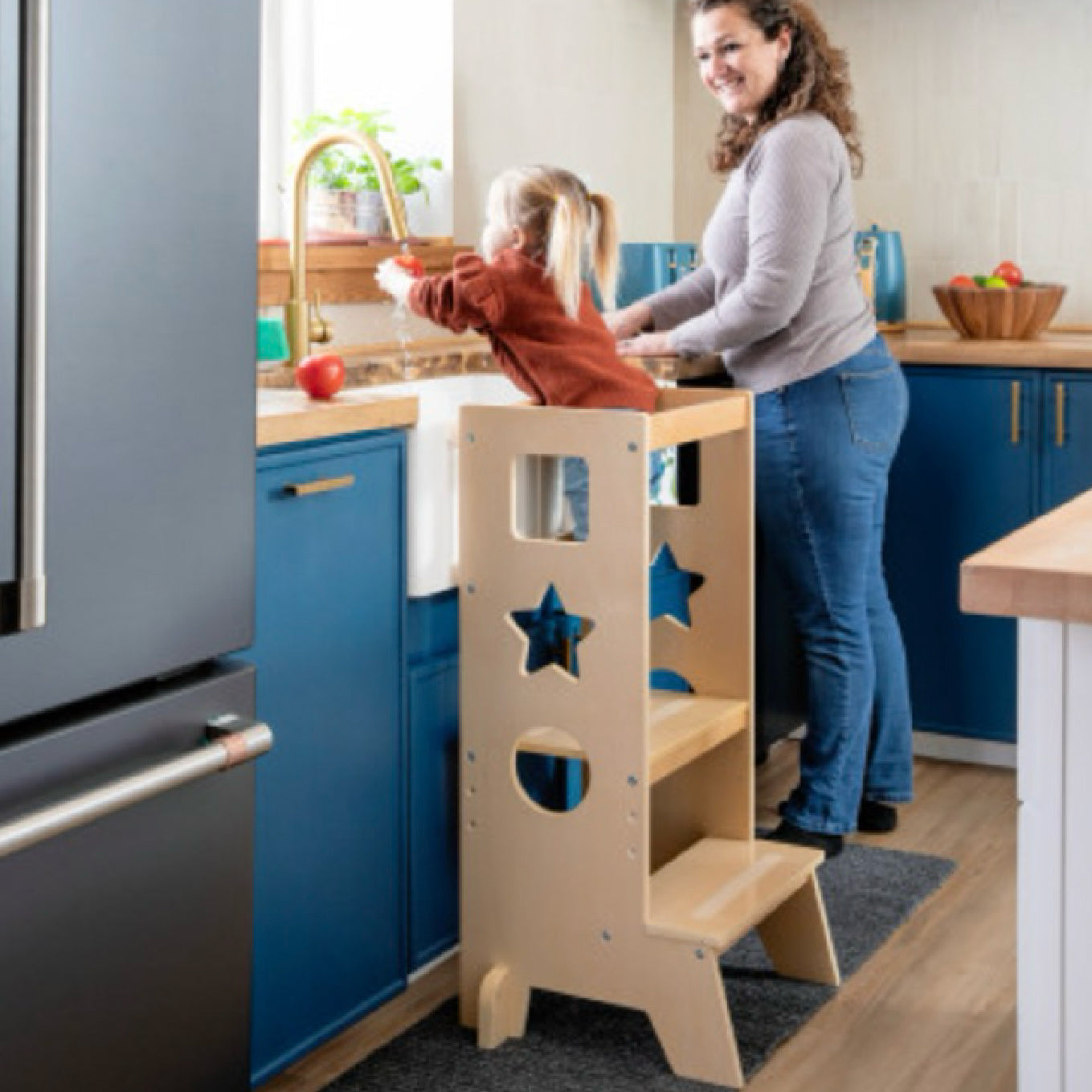 mDesign Kids/Baby Toy Storage Box for Blocks Play Kitchen Pieces