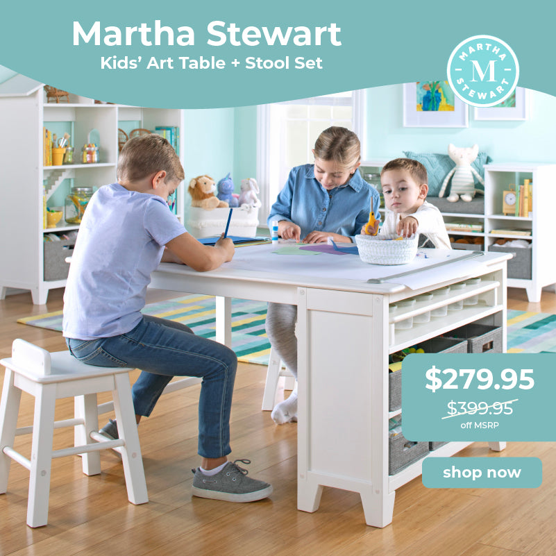 Click to save on Martha Stewart Kids art tables