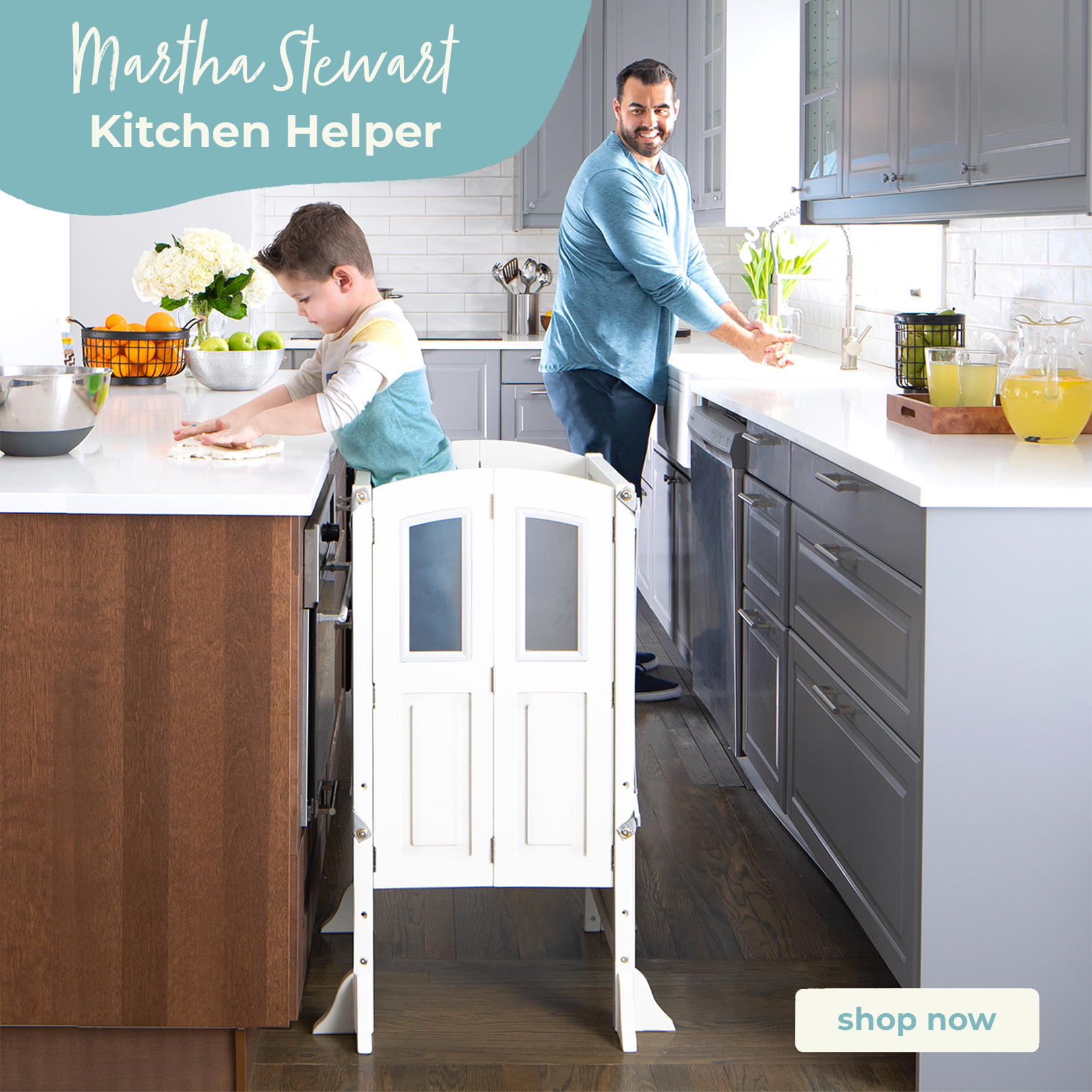 Martha Stewart Kitchen Helper White