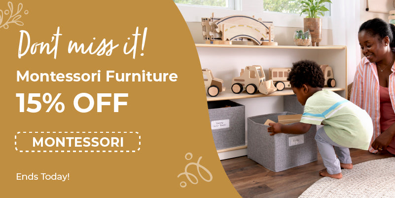 click to save 15 percent of montessori furniture