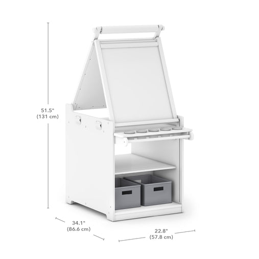 G50120 Convertible Art and Light Easel dimensions