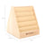 U21102 5-Self Book Display-Double-Sided-Maple-Dimension Images cm