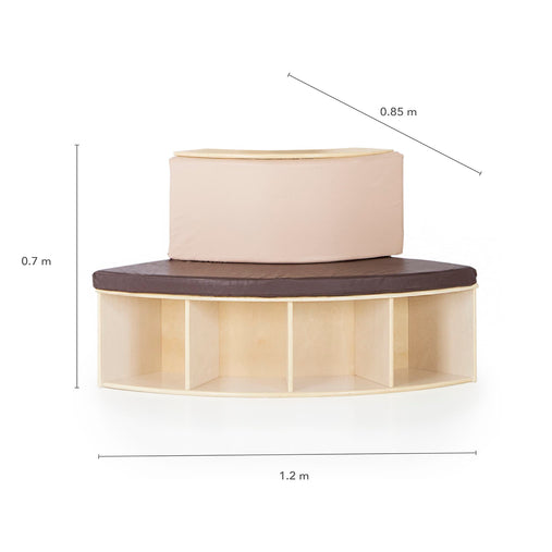 U1551 Reading Tree Bench-Dimension Images cm