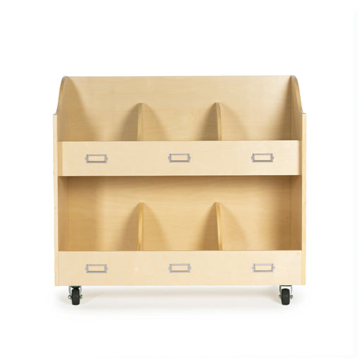 G6470 Mobile Book Organizer Silo 2 Front