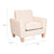 U2416 Tan Vinyl Chair-Dimension Images cm