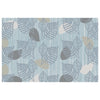 Sense of Place Leaf Carpet - Blue (1.83 x 2.74 m)